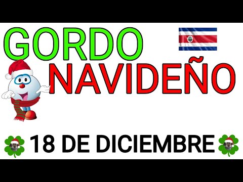 Números para el Gordo Navideño 2022 - 18 de Diciembre