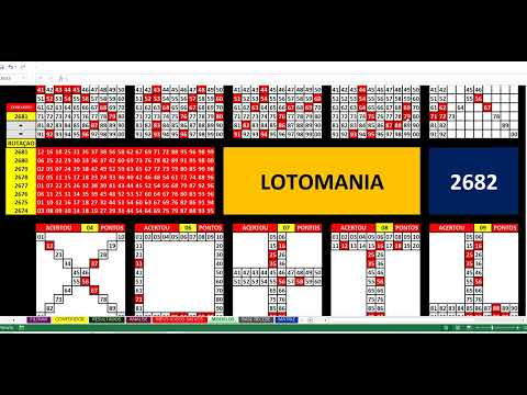 LOTOMANIA 2682 ACUMULADA EM 3 MILHOES