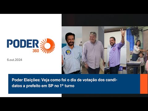 Poder Eleições: Veja como foi o dia de votação dos candidatos a prefeito em SP no 1º turno