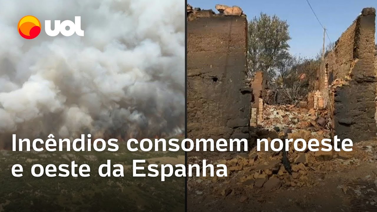 Incêndios na Espanha país entra na terceira semana de alerta de onda de calor
