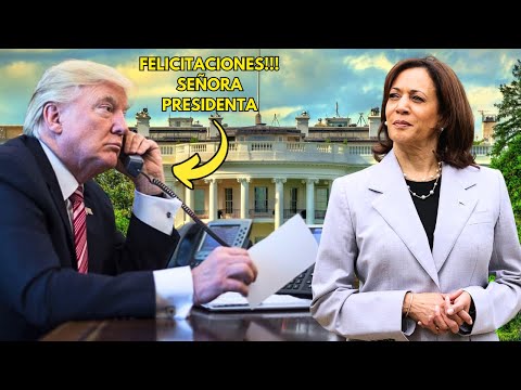 ÚLTIMA HORA: TRUMP LLAMA INESPERADAMENTE A KAMALA PARA ACEPTAR SU DERROTA!