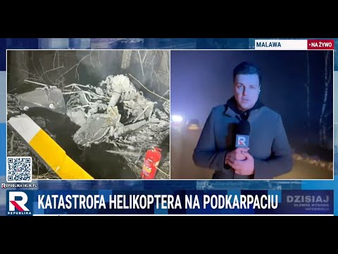 Katastrofa helikoptera na Podkarpaciu. Dwie osoby nie żyją | Malawa