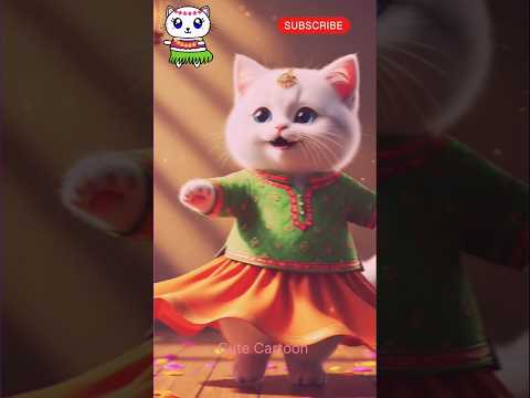 cute cat dancing 😻🐾|Cat dance|#shorts #cat #cutecartoon #usacats #catvideos