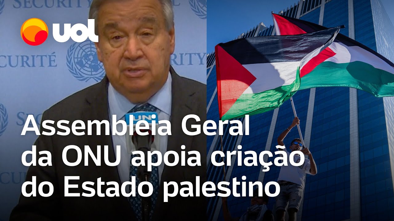 Assembleia Geral da ONU apoia criação do Estado palestino sem Hamas
