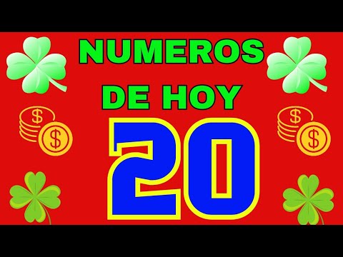 NÚMEROS DE LA SUERTE PARA HOY 20  NÚMEROS RECOMENDADOS PARA HOY 20 DE SEPTIEMBRE  2024