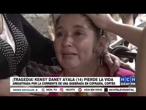 ¡Tragedia! Niña de 14 años muere arrastrada por quebrada en Cofradía, Cortés
