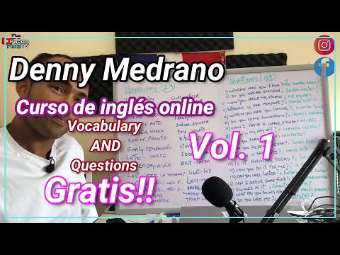 Curso de Ingles: Vocabulario de uso Cotidianos en cualquier Pais de habla inglesa