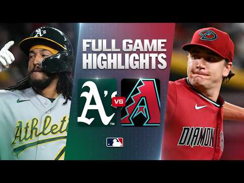 오클랜드 어슬레틱스 vs 애리조나 다이아몬드백스: 공식 풀 경기 하이라이트 (7월 20) | 2026 MLB 시즌