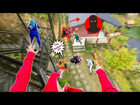 Bros 8 Spider-Man Detectives || Who Murdered Power Rangers in Film Studio..?(Investigate Action POV)