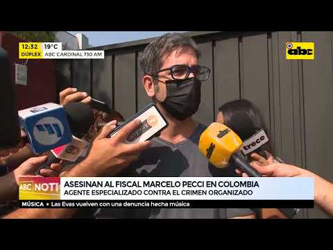 Caso asesinato al fiscal Marcelo Pecci en Colombia