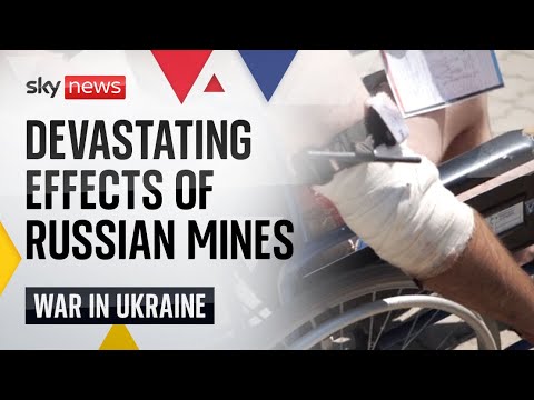 Ukraine news: Civilians, soldiers and the effects of Russian landmines
