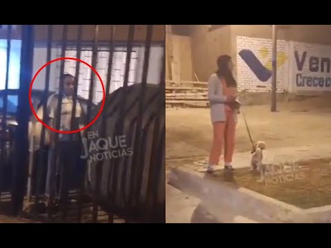 Ventanilla: Vecino le tira agua a jovencita por pasear perro frente a su casa