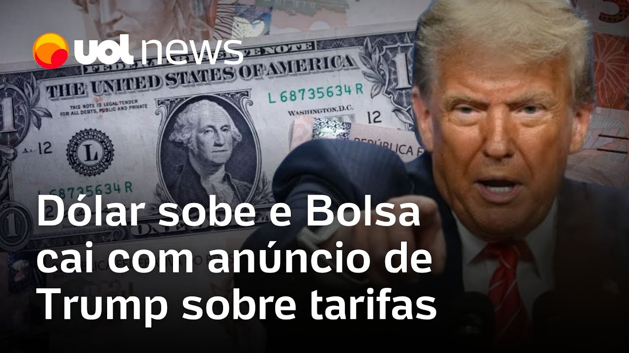 Dólar sobe e Bolsa recua com tensão entre Brasil e EUA, novas tarifas de Trump e reunião sobre IOF
