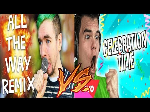 WHICH IS BETTER Jacksepticeye all the way Remix OR Jelly Celebration Time REMATCH