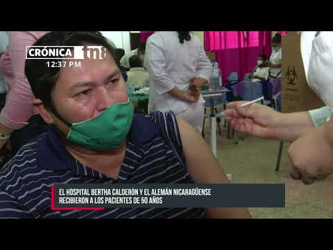 Nicaragua: Inoculación contra el Covid-19 en el Hospital Bertha Calderón y Alemán Nicaragüense