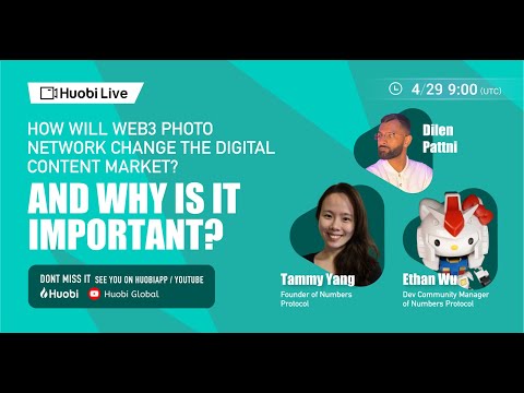Huobi Live - How will Web3 photo network change the digital content market?