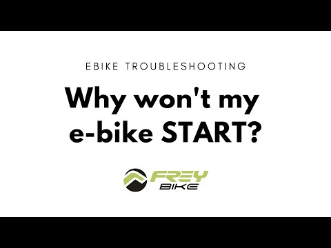 Why won't my e-bike start？Try these troubleshooting steps! | Support from Frey Bike
