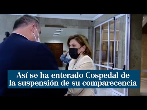 Así se ha enterado Cospedal de la suspensión de su comparecencia: Inaudito. No he visto cosa igual