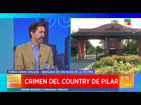 Crimen del country de Pilar: habla el abogado de los hijos de la víctima