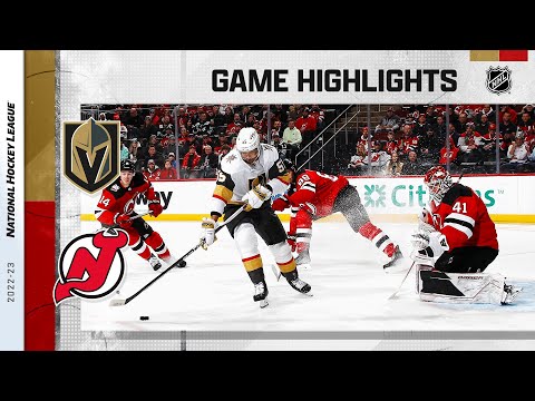 Golden Knights @ Devils 1/24 | NHL Highlights 2023