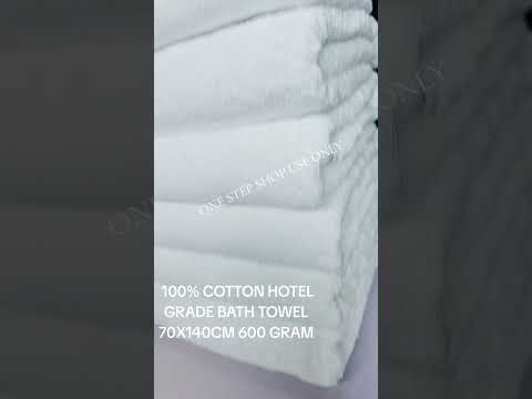 Bath Towel 70x140cm 550gram Hotel Grade Bath Towel White towel #onestepshop