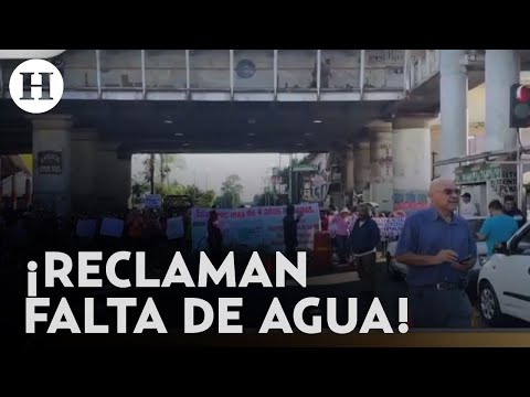 Caos vial por manifestación de vecinos de Ecatepec; bloquean la Av. Central y Carlos Hank González