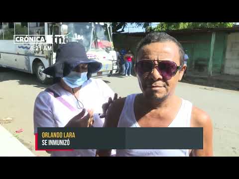 Vacunación voluntaria llega a las familias del barrio Villa Cuba, Managua - Nicaragua