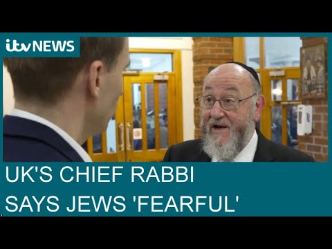 Chief Rabbi says British Jews are more fearful than at any time since 1945 | ITV News