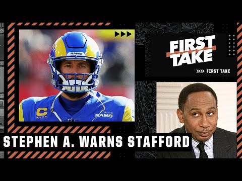 Stephen A.'s warning to Matthew Stafford: 'Don't lose to Jimmy Garoppolo'  | First Take video clip
