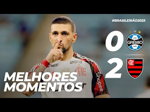 GRÊMIO 0 X 2 FLAMENGO | MELHORES MOMENTOS | BRASILEIRÃO (13/04/25)