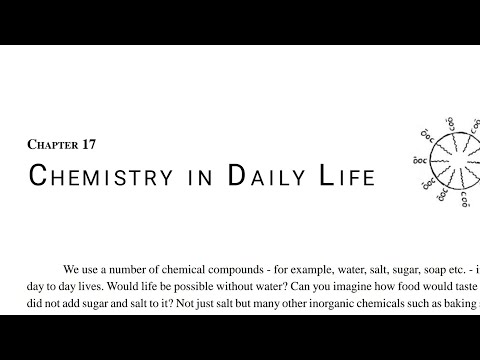 Chemistry in daily life (part 3)| 10th science chapter 17 CGBSE | SCERT | General science.