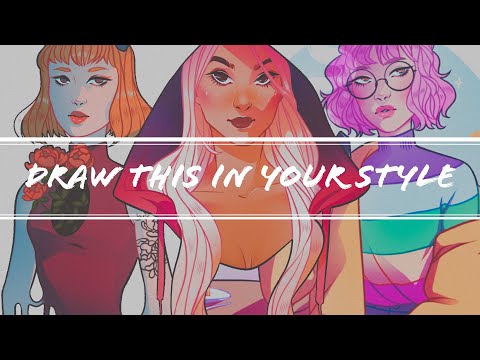 Draw This In Your Style | Procreate Timelapse Trio