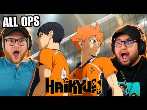 Should we watch a sports anime?? Reacting to all HAIKYU openings FOR THE FIRST TIME