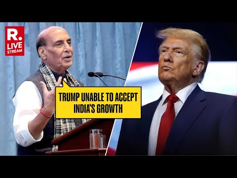 Rajnath Singh LIVE: Defence Minister Slams Trump, Says, 'Unable To Accept India's Growth'
