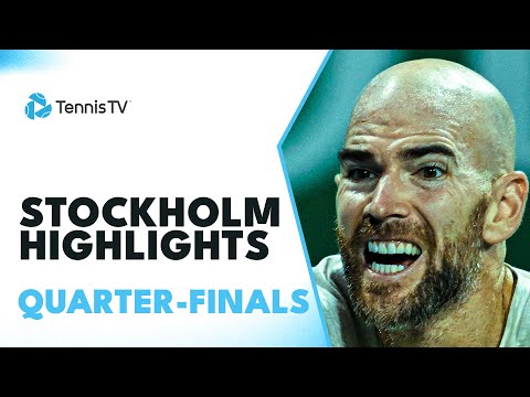 Monfils Faces Mannarino; Griekspoor & Djere Feature | Stockholm 2023 Quarter-Final Highlights