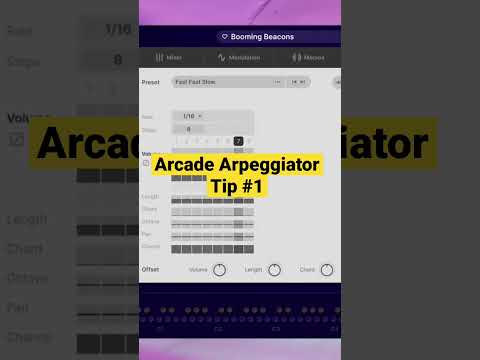 Arcade Arpeggiator Tip #1: Randomization=Inspiration