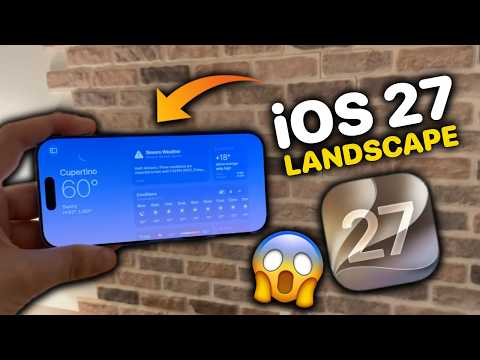 iOS 27: Ecco la nuova modalità orizzontale Landscape per iPhone (Ma non il tuo!)