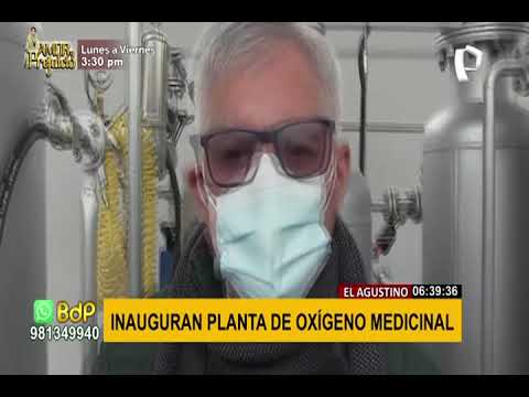 El Agustino: inauguran planta de oxígeno medicinal que recargará hasta 50 balones por día
