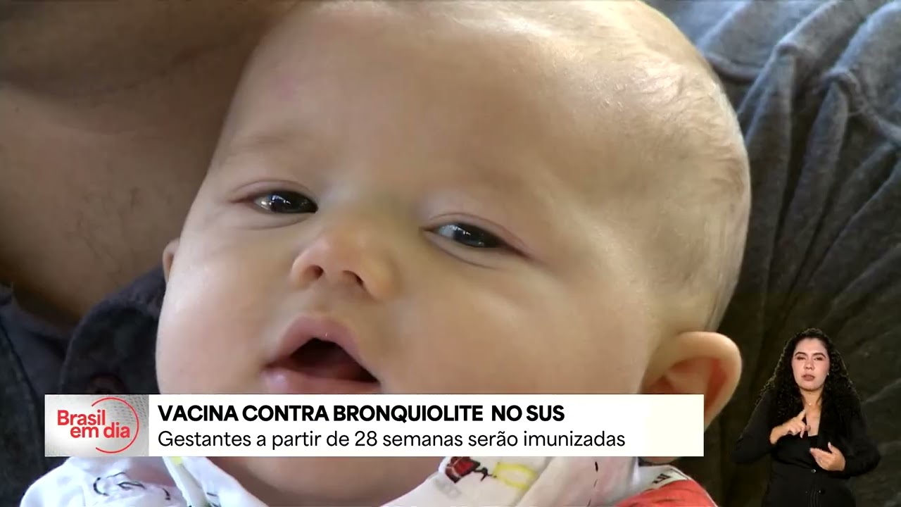 Vacina contra bronquiolite no SUS para gestantes a partir de 28 semanas