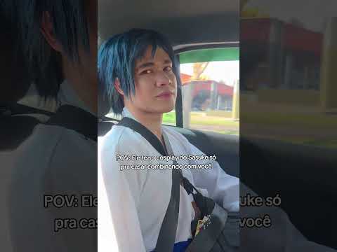 O Mattz fez o cosplay do Sasuke só pra casar comigo 🩷 #casal #Sakura #Sasuke #cosplay #gihemattz
