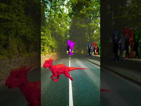 Big dinosaur Chase and chasing part-316#dinosaur #shorts #youtube #subscribe #jurassicpark #viral