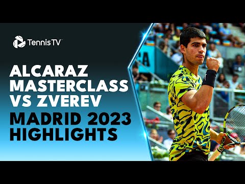 Carlos Alcaraz Masterclass vs Alexander Zverev! | Madrid 2023 Highlights