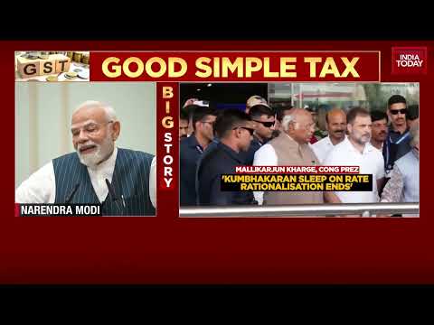 GST 2.0: PM Modi's 'Growth Dose' vs Oppn's 'One Nation Nine Taxes' Jab | India Today News