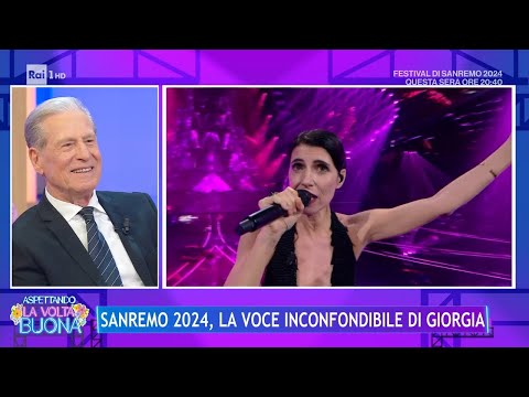 Sanremo 2024, la voce inconfondibile di Giorgia - La Volta Buona 08/02/2024