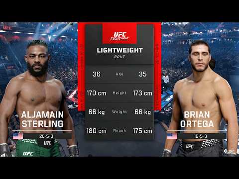 EA Sports UFC 6 - Aljamain Sterling Vs Brian Ortega I FULL FIGHT (PS5)
