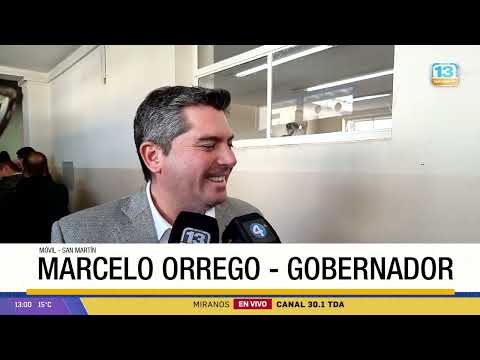 Orrego se sumó al mega abordaje en San Martín y reafirmó su compromiso con la gente