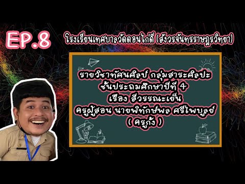 วิชาทัศนศิลป์ป.4เรื่องสีวร