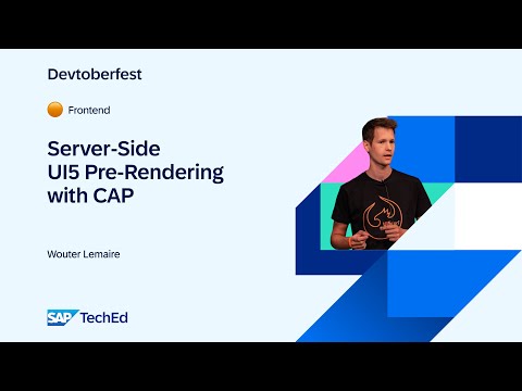 🟠 Server-Side UI5 Pre-Rendering with CAP