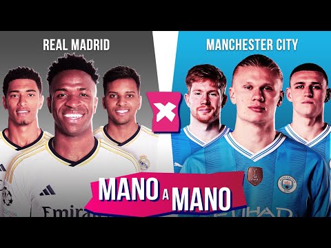 REAL MADRID X MANCHESTER CITY: QUEM É MELHOR? | MANO A MANO DAS QUARTAS  DE FINAL DA CHAMPIONS