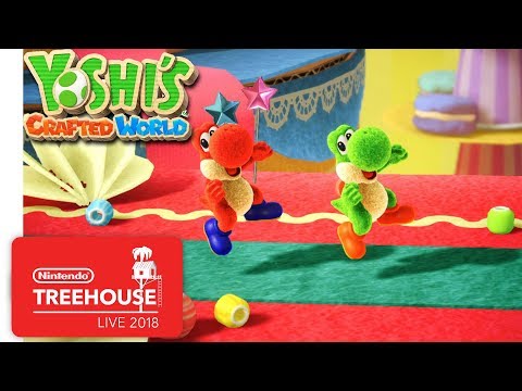 Yoshi?s Crafted World - Gameplay - Nintendo Treehouse: Live